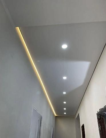 Натяжной потолок: Натяжные потолки с интегрированными световыми линиями - — 16