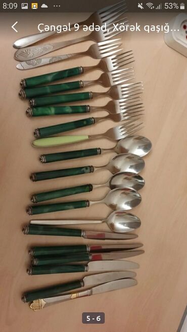 bicaq destleri: Вилки, ложки,ножи все предметы использованные пригодны для дачи