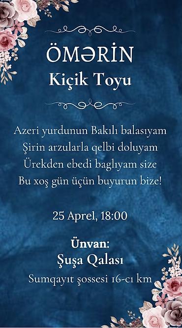any inboxing: Məhsul: Fərdi Ad Günü Dəvətnamə Dizaynı və Hazırlanması Təsvir: - Hər — 5