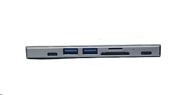 windows surface: Хаб Dual Type-C to HDTV 4k 60Hz + TF/SD card до 104 Мбит/с + 2xUSB 3.0 — 3