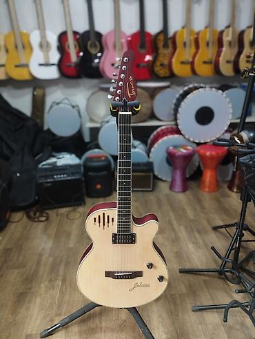 Jolana Tornado hollow-body elektro-akustik gitar - Korpus: yarı boş