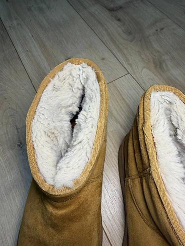 зимный обувь: Угги, 39, Б/у, цвет - Коричневый — 3