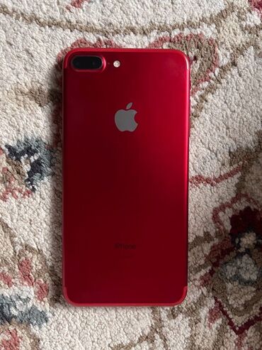 купить бу айфоны: IPhone 7 Plus, Колдонулган, 256 ГБ, Кызыл, 66 %