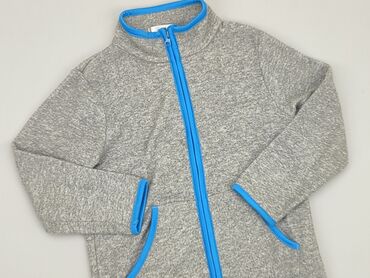 biały sweterek rozpinany 146: Sweatshirt, 4-5 years, 104-110 cm, condition - Good