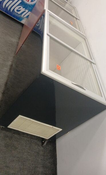 soyuducular ikinci el: Ticarət üçün şüşə sürgülü qapaqlı dondurucu vitrin - Tip: üfüqi