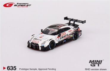 Avtomobil modelləri: Mini gt-Nissan GTR Nismo GT500 SUPER GT Series 2021 Ölçü: 1:64