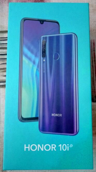 huawei honor все модели: Honor 10i, Б/у, 128 ГБ, цвет - Синий, 2 SIM