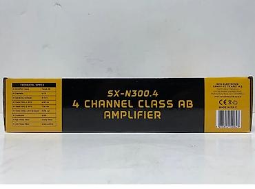 islenmis masin maqintafonlari: Soundmax SX-N300.4 – 4 kanallı Class AB avtomobil gücləndiricisi — 2