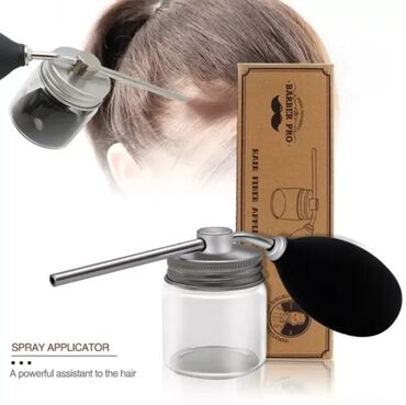 saç açıcı toz qiymeti: Seyrək yerlərə saç tozu vurmaq üçün applicator