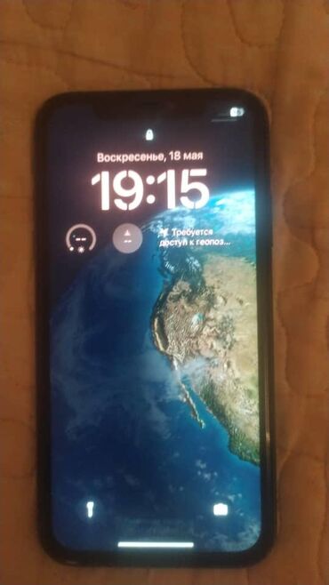 Apple iPhone: IPhone 11, Б/у, 64 ГБ, Black Titanium, Зарядное устройство, Защитное стекло, Чехол, 90 %