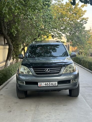 дополнительное освещение на авто: Внедорожник Lexus GX 470 серого цвета. Данная модель оснащена