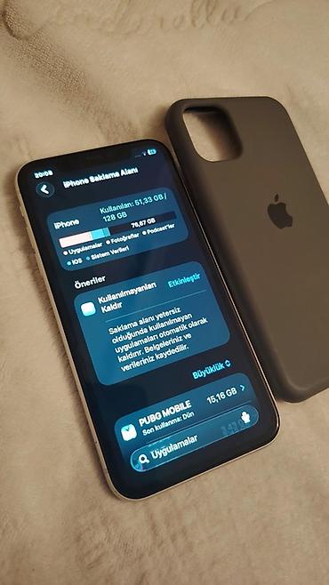 ucuz ikinci el: IPhone 11, 128 GB, Ağ, Face ID — 4