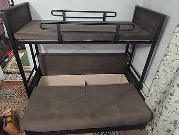 bunk bed: Балдар бөлмөсүнө толук комплект сатылат. 🛏️ Эки кабаттуу кровать — 7