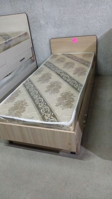 Односпальные кровати: Односпальная кровать, Новый, С матрасом, длина - 190 см — 9