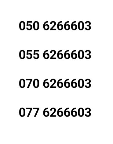 050 210 nomreler 2020: Nömrə: ( 050 ) ( 6266603 ), İşlənmiş