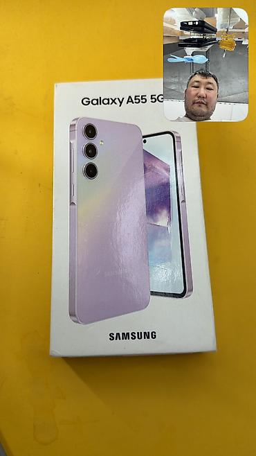 Samsung Galaxy A55 5G, Б/у, 256 ГБ, 2 SIM, eSIM