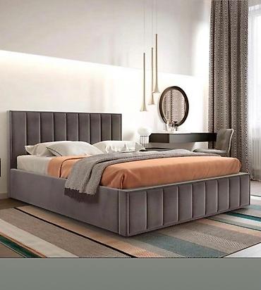 Двуспальные кровати: Двуспальная кровать, Новый, Каркас без матраса, длина - 200 см — 6