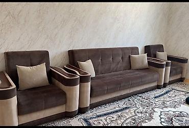 İşlənmiş, Divan, 2 kreslo, Bazalı, Açılan lalafo.az -da İşlənmiş, Divan, 2 kreslo, Bazalı, Açılan