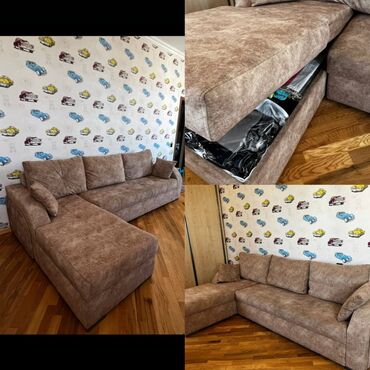 2 el divan yatak: Угловой диван, Раскладной, С подъемным механизмом