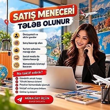 ucuz taksi: Satış meneceri tələb olunur, Yalnız qadınlar üçün, İstənilən yaş, 1 ildən az təcrübə, İşəmuzd ödəniş — 1