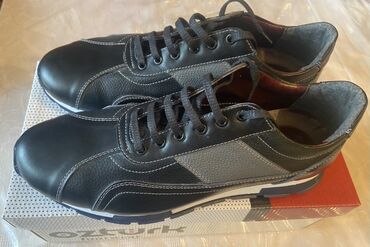 kişilər ucun qacış krossovkaları: YENİ Kişi idman/klassik tərzli ayaqqabı - Ölçü 41 Təmiz dəri -