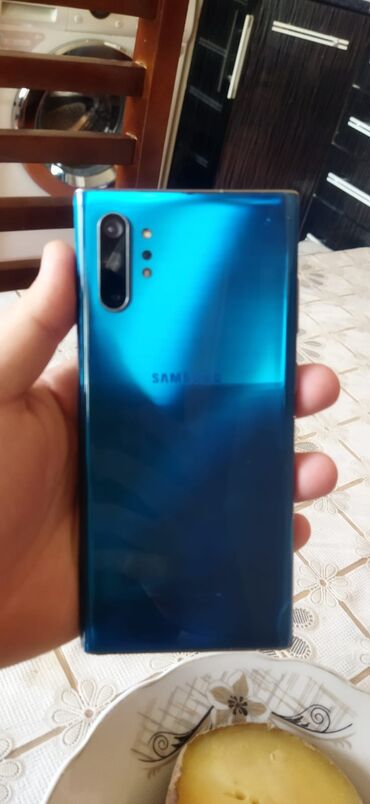 самсунг аз: Samsung Note 10 Plus, 512 ГБ, цвет - Синий, Сенсорный, Отпечаток пальца, Face ID