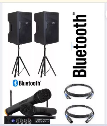 студийный конденсаторный микрофон: Комплект звукоусиления с Bluetooth Готовый фирменный универсальный