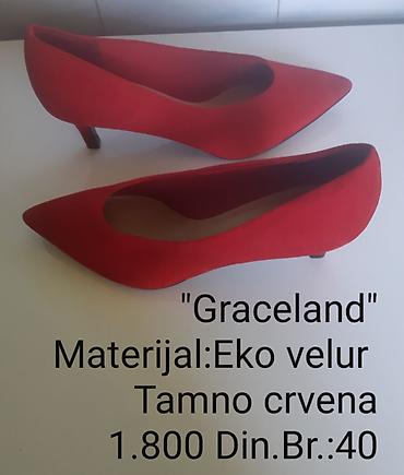 Salonke: Graceland ženske salonke - Model: špicasti vrh, niska štikla (kitten — 1