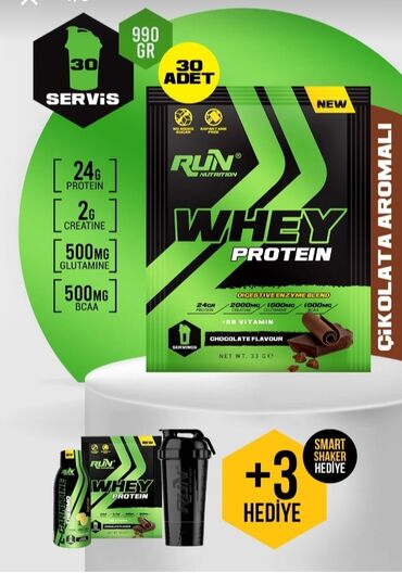 whey: Whey protein Endirimdə😍
Hədiyyə olaraq Carnitine+Shaker verilir