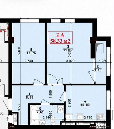 квартииа: Сдан, Элитка, 2 комнаты, 58 м² — 2