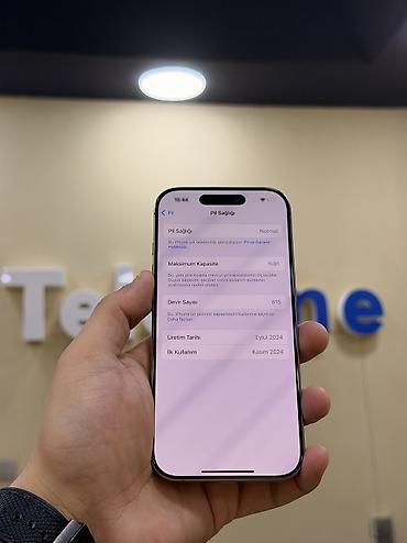 dubai version iphone: IPhone 16 Pro, 128 GB, Desert Titanium, Zəmanət, Kredit, Simsiz şarj — 5
