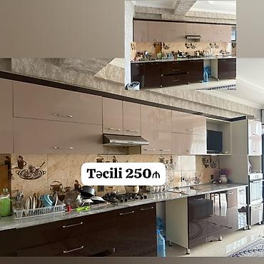 Mətbəx mebeli satılır 250₼. Ölçü 7m. üzərində moyka veriliir.Ünvan