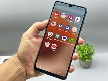 Техника и электроника: Samsung Galaxy A32, Б/у, 128 ГБ, цвет - Серый, 2 SIM — 3
