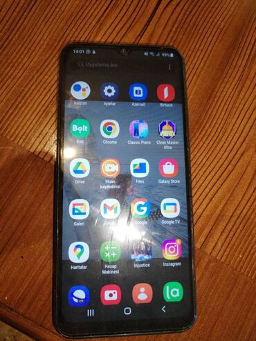 телефон флай 451: Samsung Galaxy A03, 32 GB, rəng - Qara
