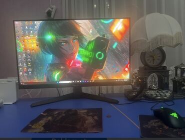 komputer manitoru: Asus Monitor 27 inch 144 hz IPS. 2 aydi alinib teptezedi hecbir