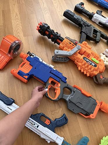 Игрушечное оружие: Böyük Nerf və oyuncaq blaster kolleksiyası Məzmun: - Müxtəlif ölçü və at lalafo.az — 6 Игрушечное оружие: Böyük Nerf və oyuncaq blaster kolleksiyası Məzmun: - Müxtəlif ölçü və — 6
