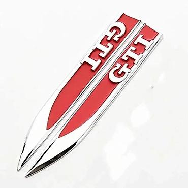 Auto delovi, gume i tjuning: VW GTD znakovi za krilo. Samolepljive oznake za krilo leva i desna — 5