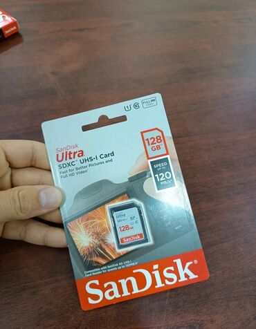 sandisk 128gb: Yaddaş Karti SanDisk 128gb 120mb/s