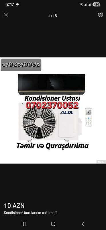 Təmir, Split kondisionerlər, Quraşdırılma