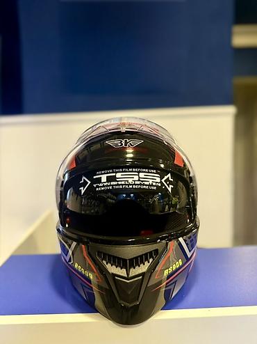 moto kaski: BK RS909 “Lightning” motosiklet dəbilqəsi - Tip: Tam üz (full-face) — 2