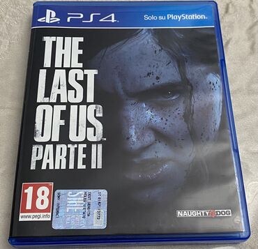 playstation 4 oyunları: Ps4 oyun konsolu üçün Last of us Part 2 video oyunu. Məhsul yenidir