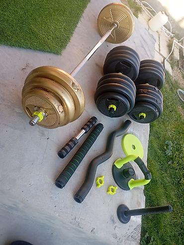 Ştanqlar və ştanq diskləri: Ştanq, Çəki: 65 kq, Yeni — 22