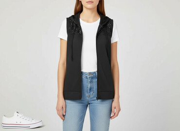 kurtka dlx: LC Wakiki, Bluza z kapturem damska, rozmiar M