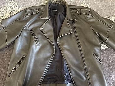 paltarı: PU leather biker gödəkçə – Pull&Bear 🖤 Pull&Bear dəri gödəkçə — 1