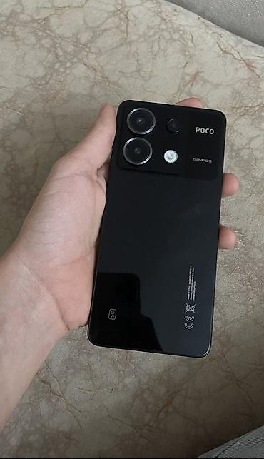 redmi note 16: Poco X6, 256 GB, rəng - Qara, Zəmanət, Sensor, Barmaq izi — 6