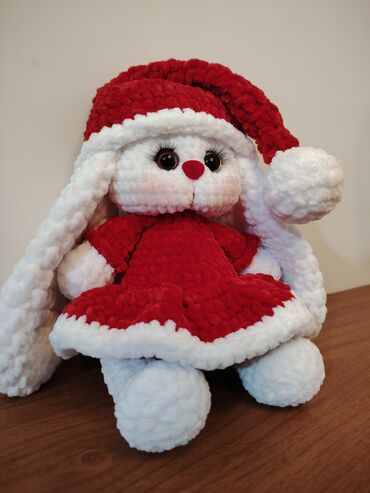 Yeni il oyuncaqları və bəzəkləri: Məhsul: Əl işi toxunma yumşaq oyuncaqlar Qiymetler olcuye gore deyisir — 6