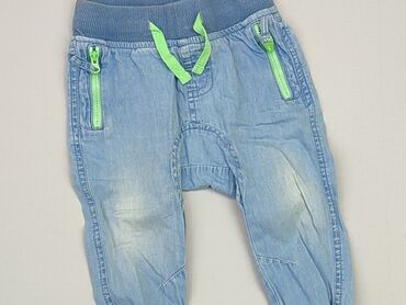 Jeansy: Spodnie jeansowe, Cool Club, 6-9 m, stan - Dobry