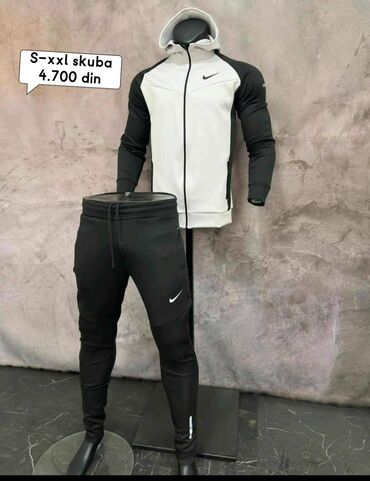 Trenerke: Komplet, 2XL, 3XL, L, Nike, bоја - Šareno, Pamuk — 5