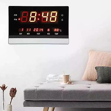 Ev üçün dekor: Elektron divar saatı🔆 🕔Rəqəmsal divar saatları 🔹Saat: AM/PM🕰 ☑️Ölkə — 8