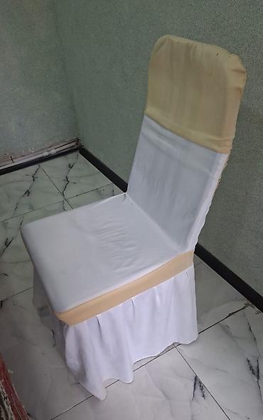 Mebel: Qonaq otağı üçün, İşlənmiş, rəng - Ağ Stul — 1